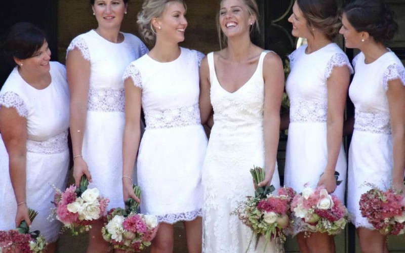 Bride and Her Maids